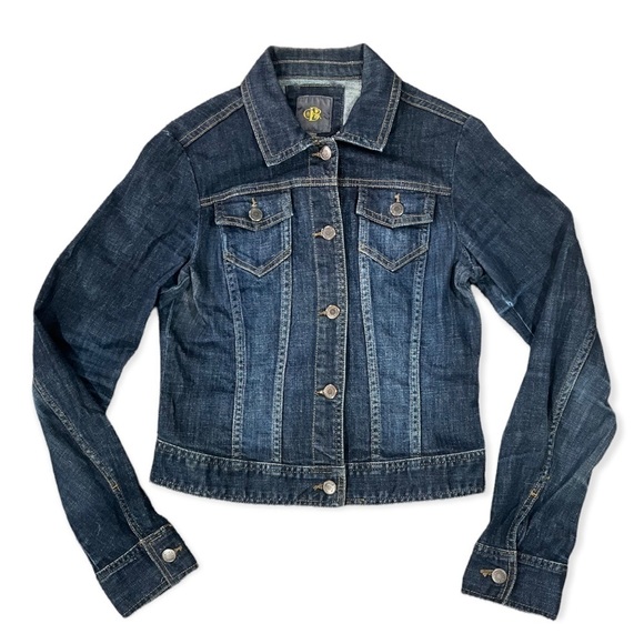 OBR Limited Dark Wash Jean Jacket sz XS - Picture 4 of 15